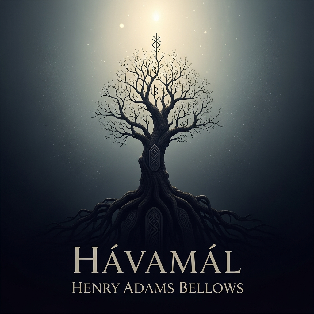 Hávámál by Henry Adams Bellows — audiobook cover