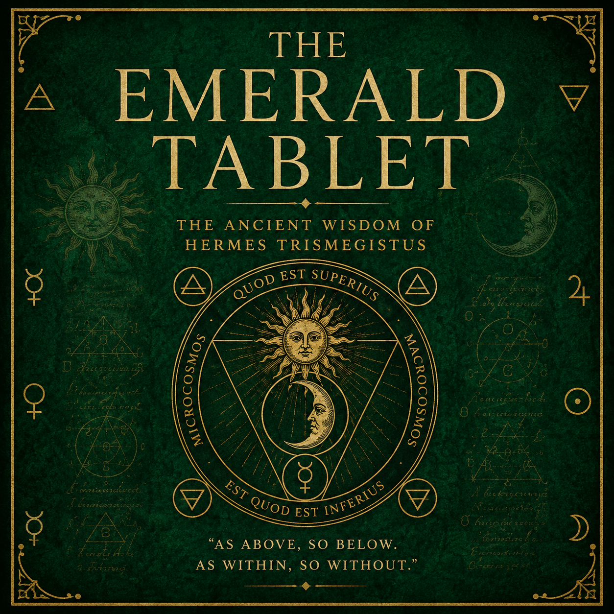 The Emerald Tablet by Hermes Trismegistus — audiobook cover