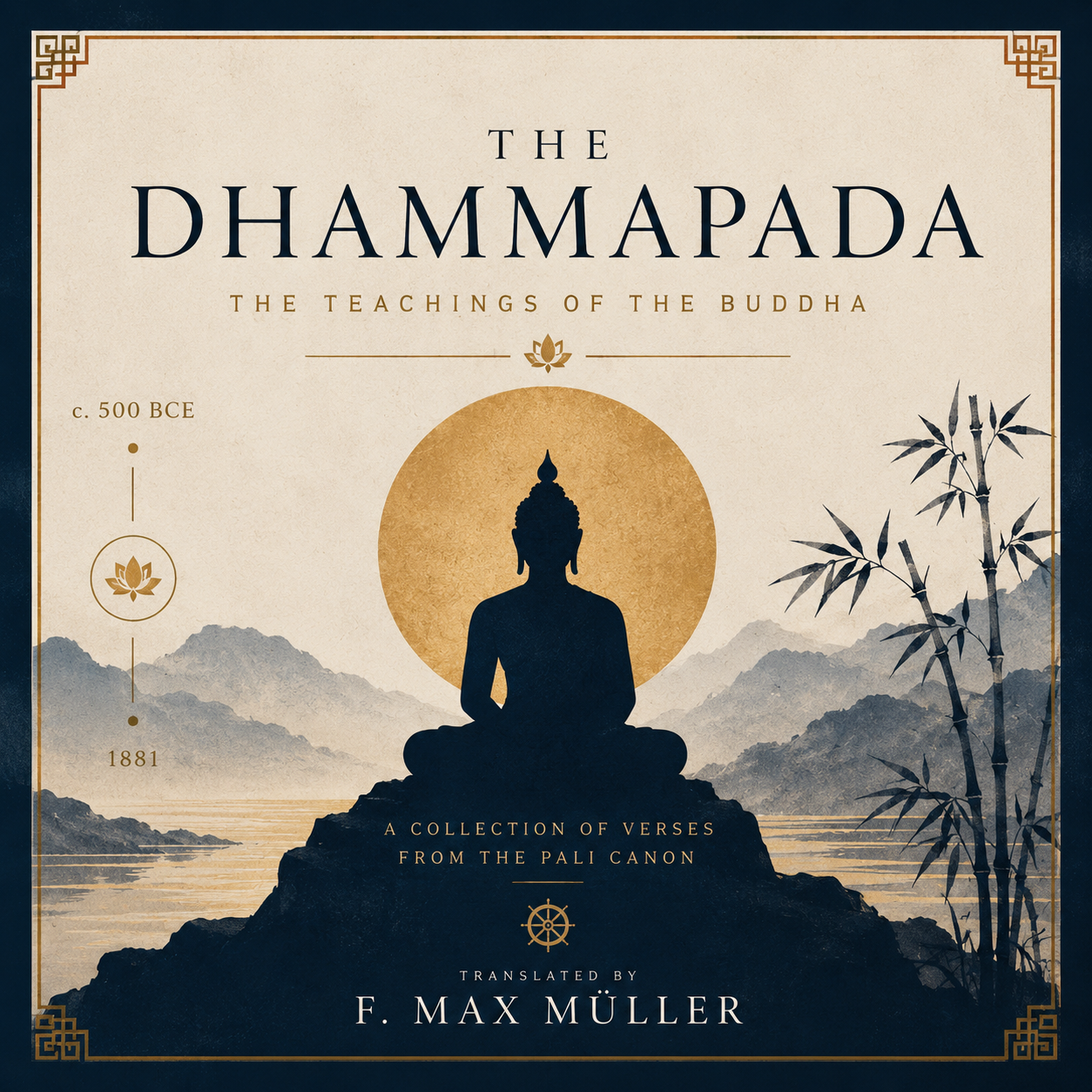 The Dhammapada by Gautama Buddha — audiobook cover