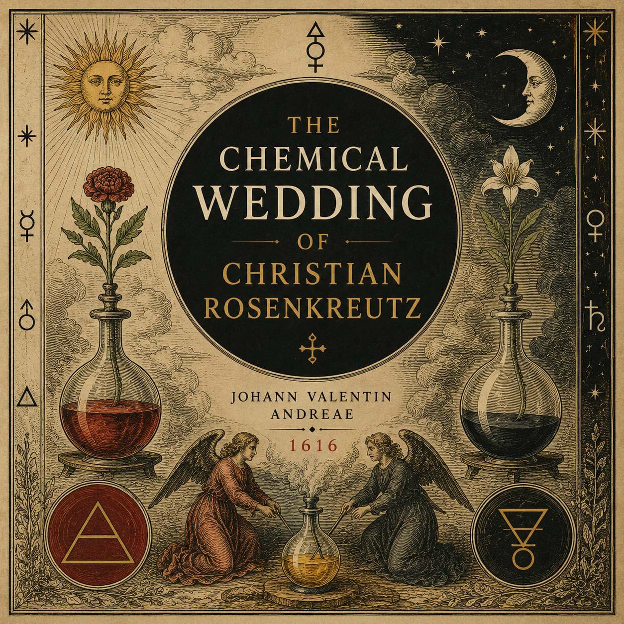 The Chemical Wedding of Christian Rosenkreutz by Johann Valentin Andreae — audiobook cover